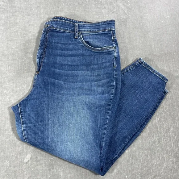 KUT From The Kloth Donna High Rise Ankle Skinny Women's Size 22W Jeans - Picture 1 of 10